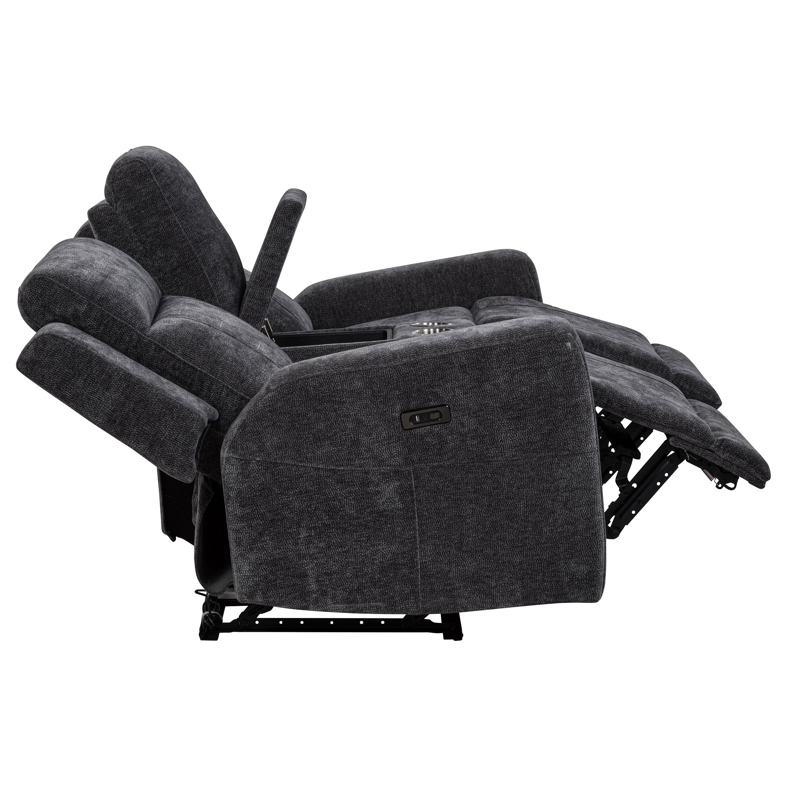 Sofá biplaza reclinable eléctrico Kennett