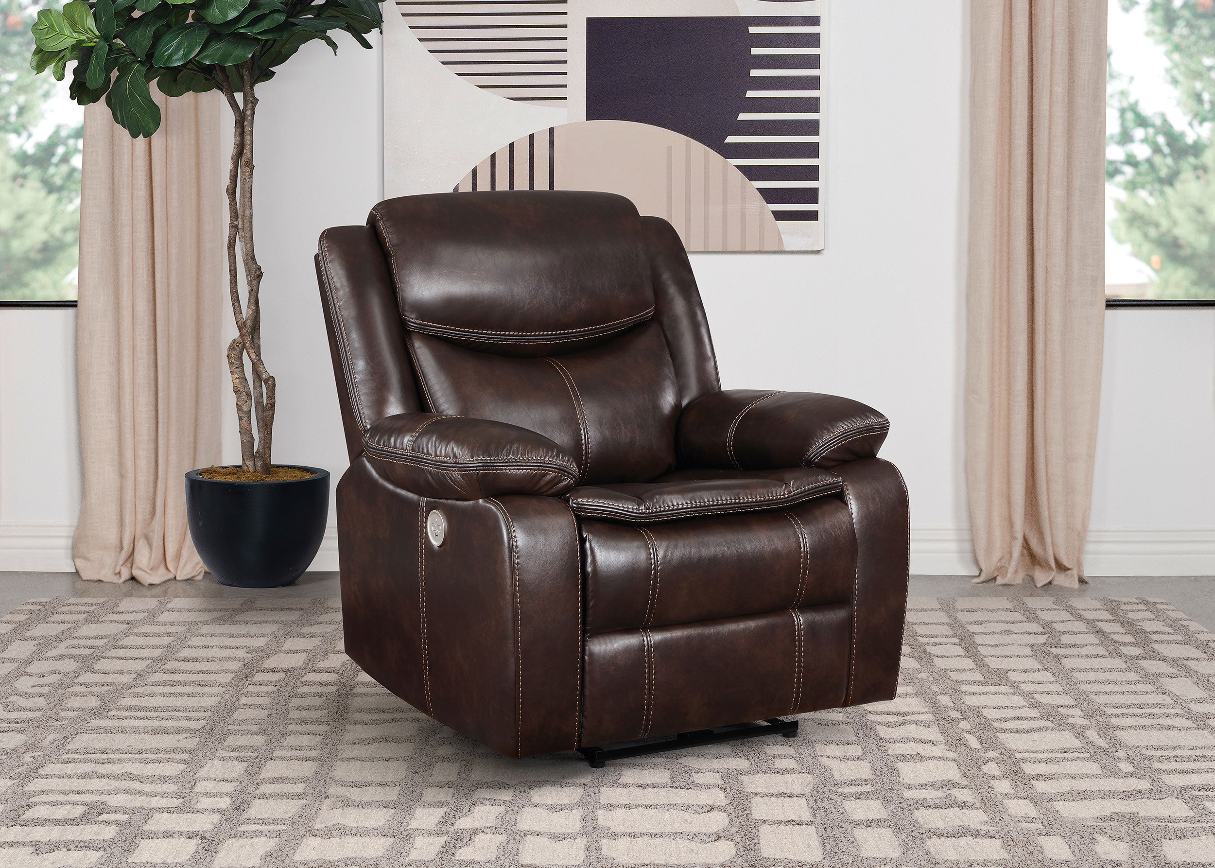 Sillón reclinable eléctrico Sycamore