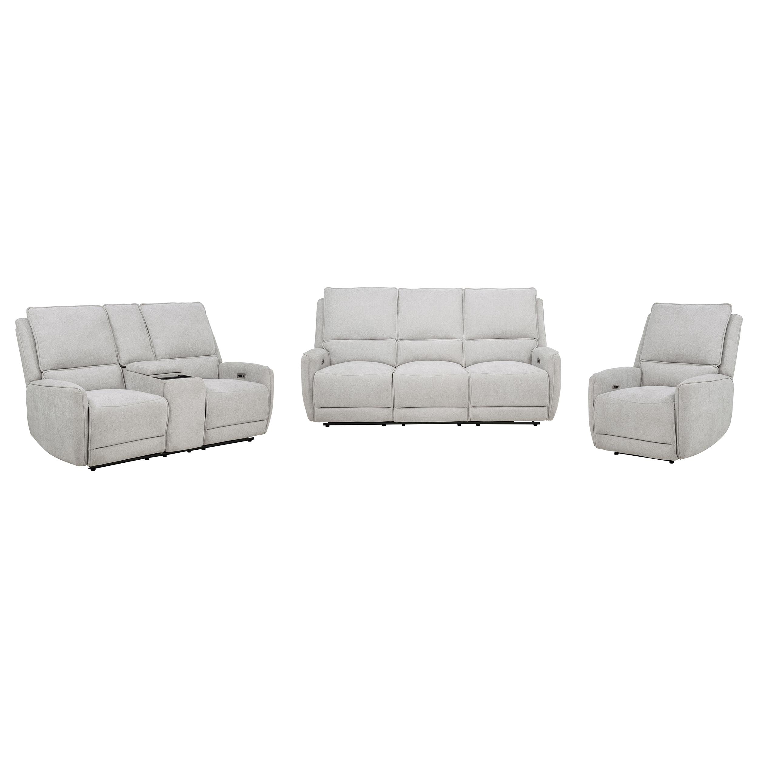 Juego de sofá reclinable eléctrico Sylmar