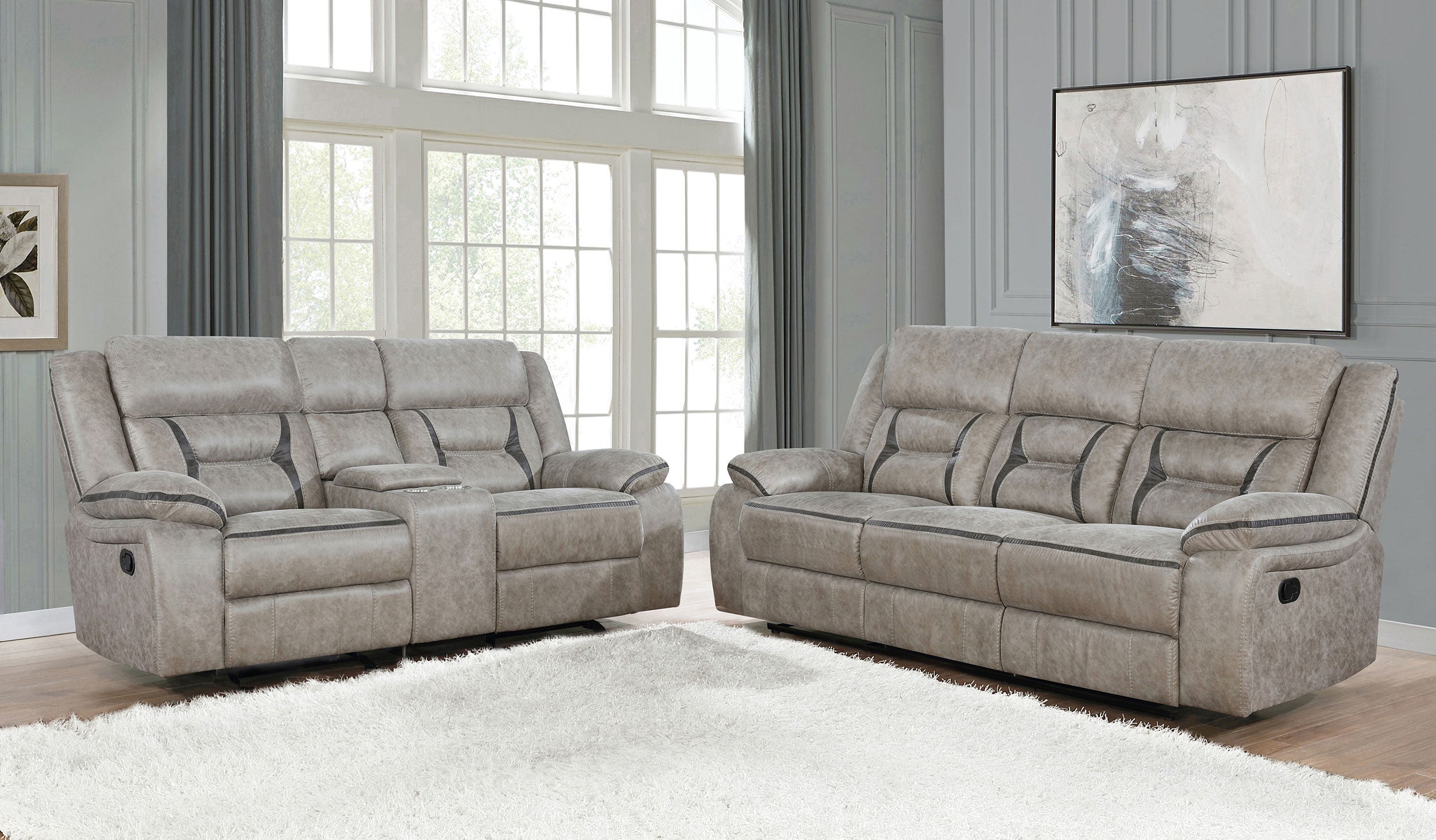 Greer Reclining Sofa Set