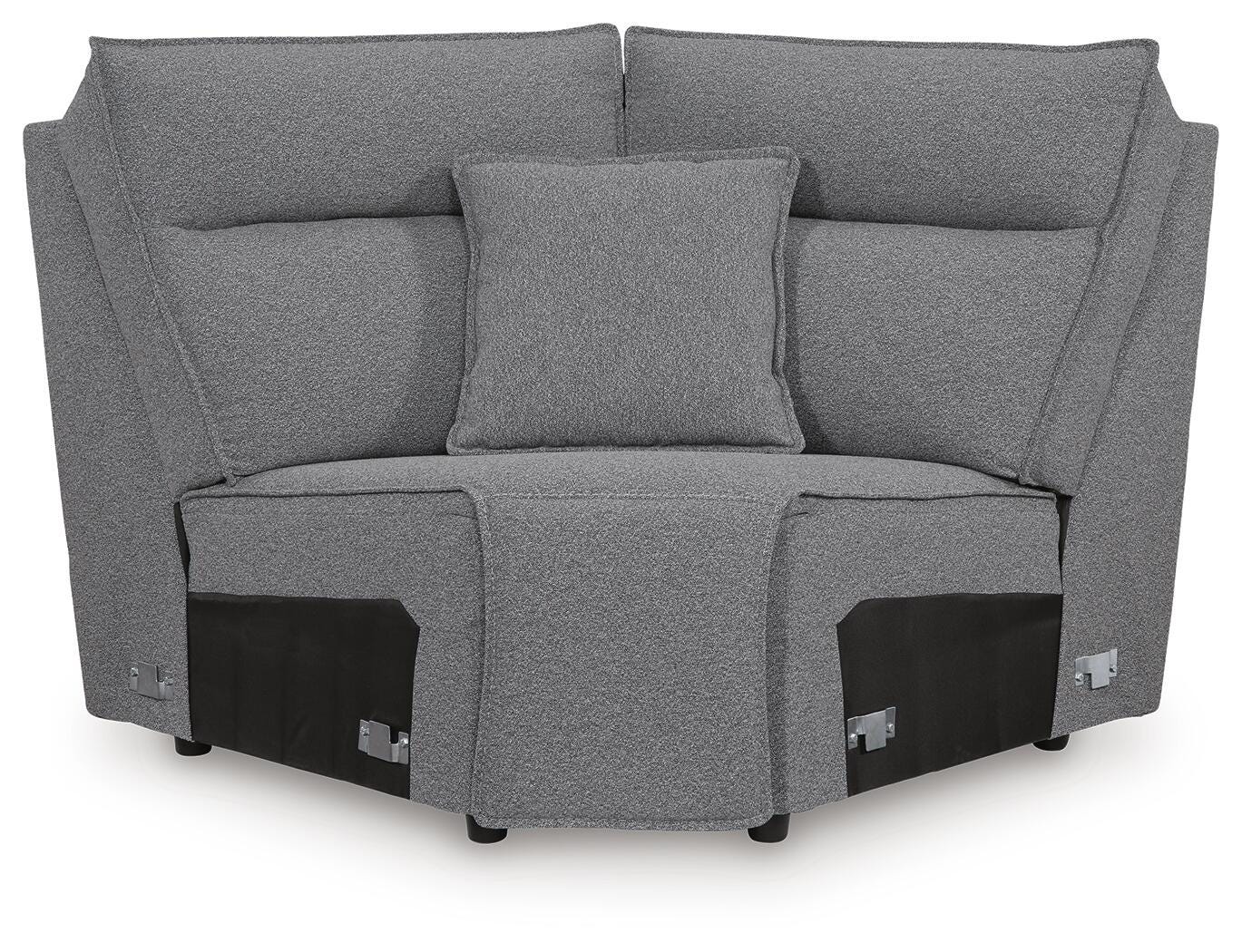 Seccional reclinable eléctrico Modmax con chaise longue