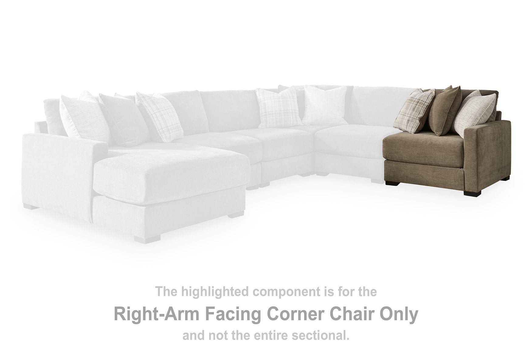 Camellia-Court Sectional with Chaise