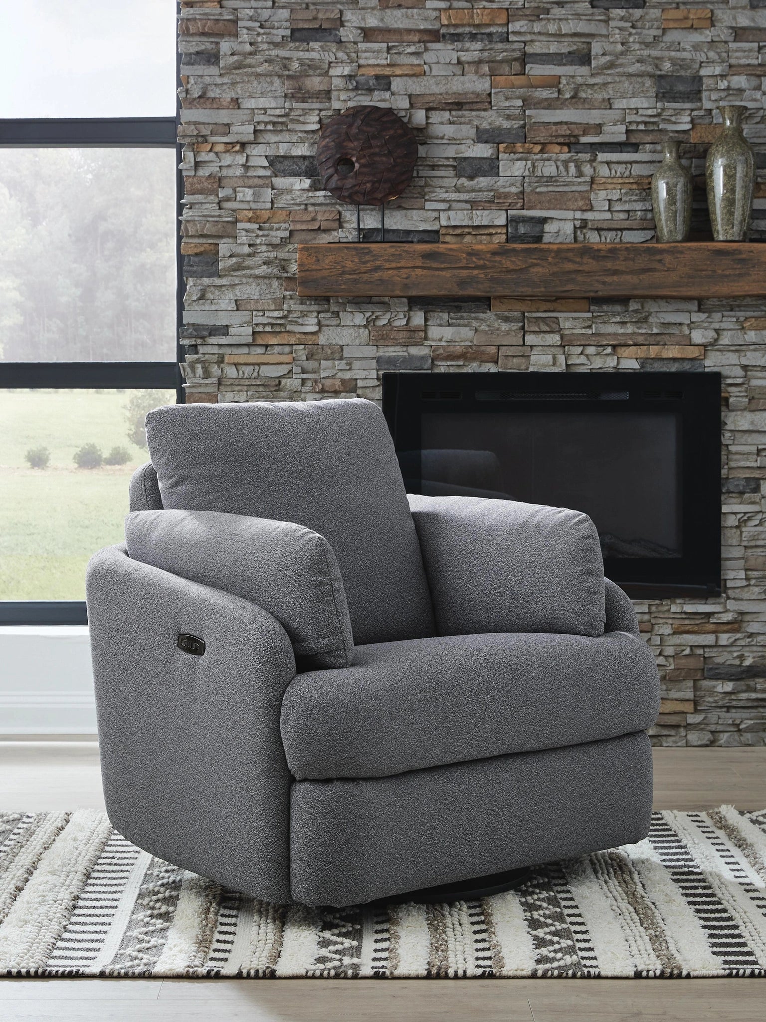 Sillón reclinable giratorio eléctrico Nuvella de nueva generación de Alainmont