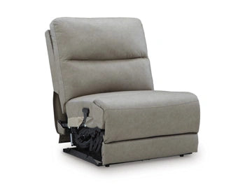 Seccional Reclinable Narwhal Place con Consola de Almacenamiento