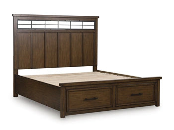 Cama con almacenaje en panel Taffenbrook