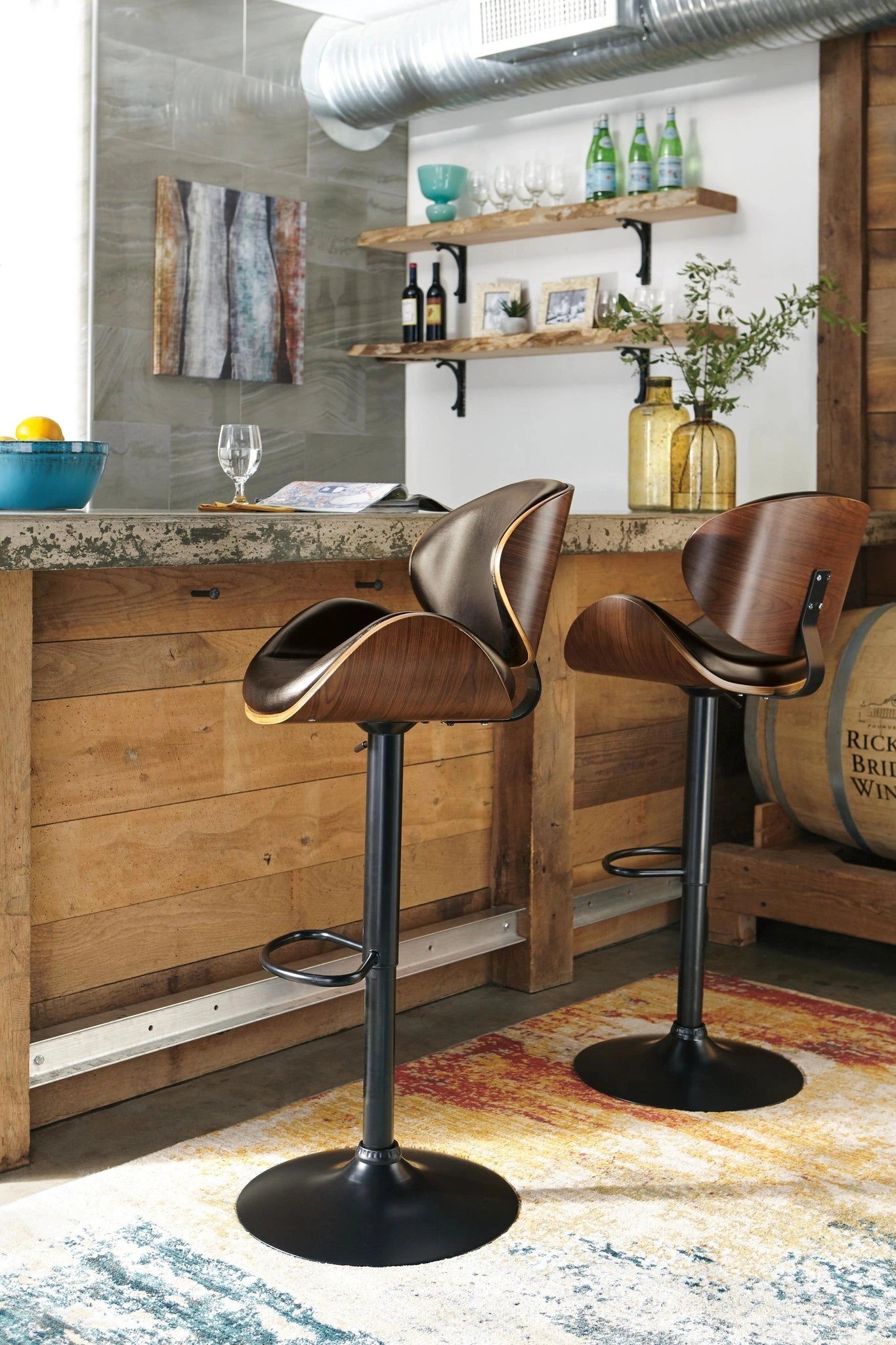 Taburete de bar Bellatier de altura regulable