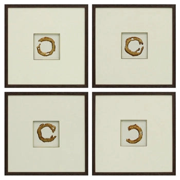 Dallbourne Arte de Pared (Juego de 4)