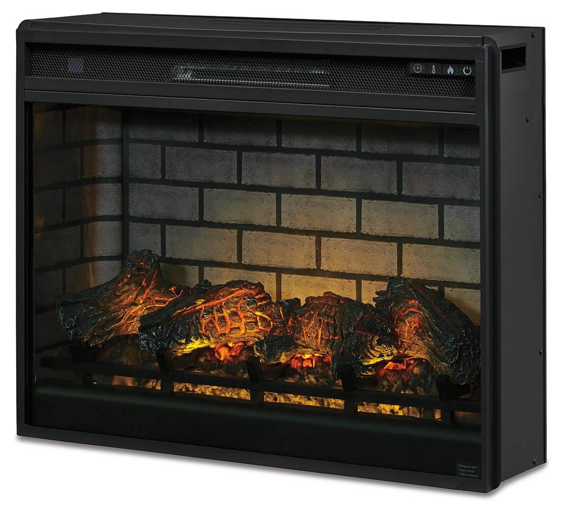 Mueble para TV con chimenea eléctrica de 72" Wittenmyer