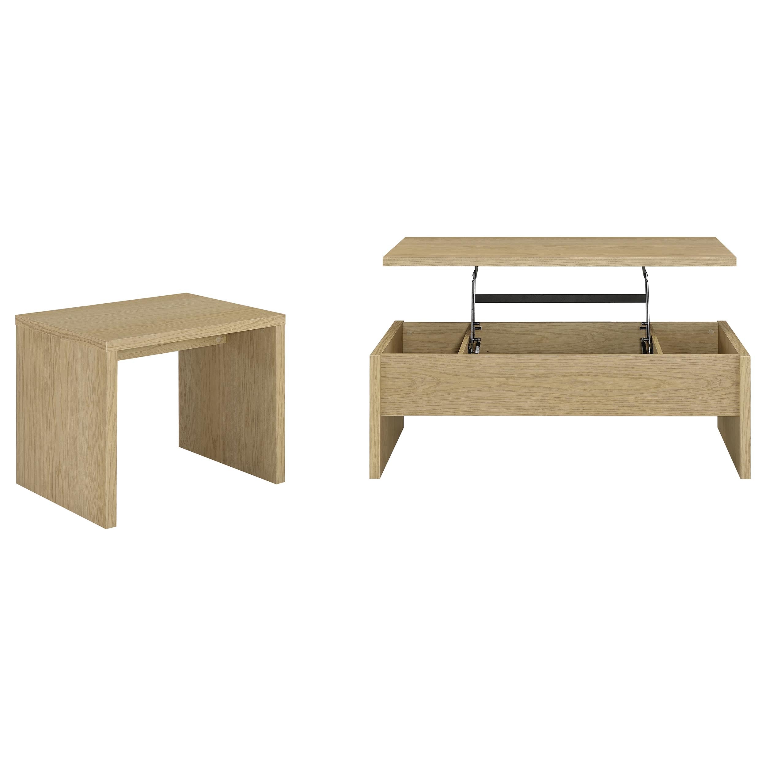 Juego de mesa de centro elevable Canoga