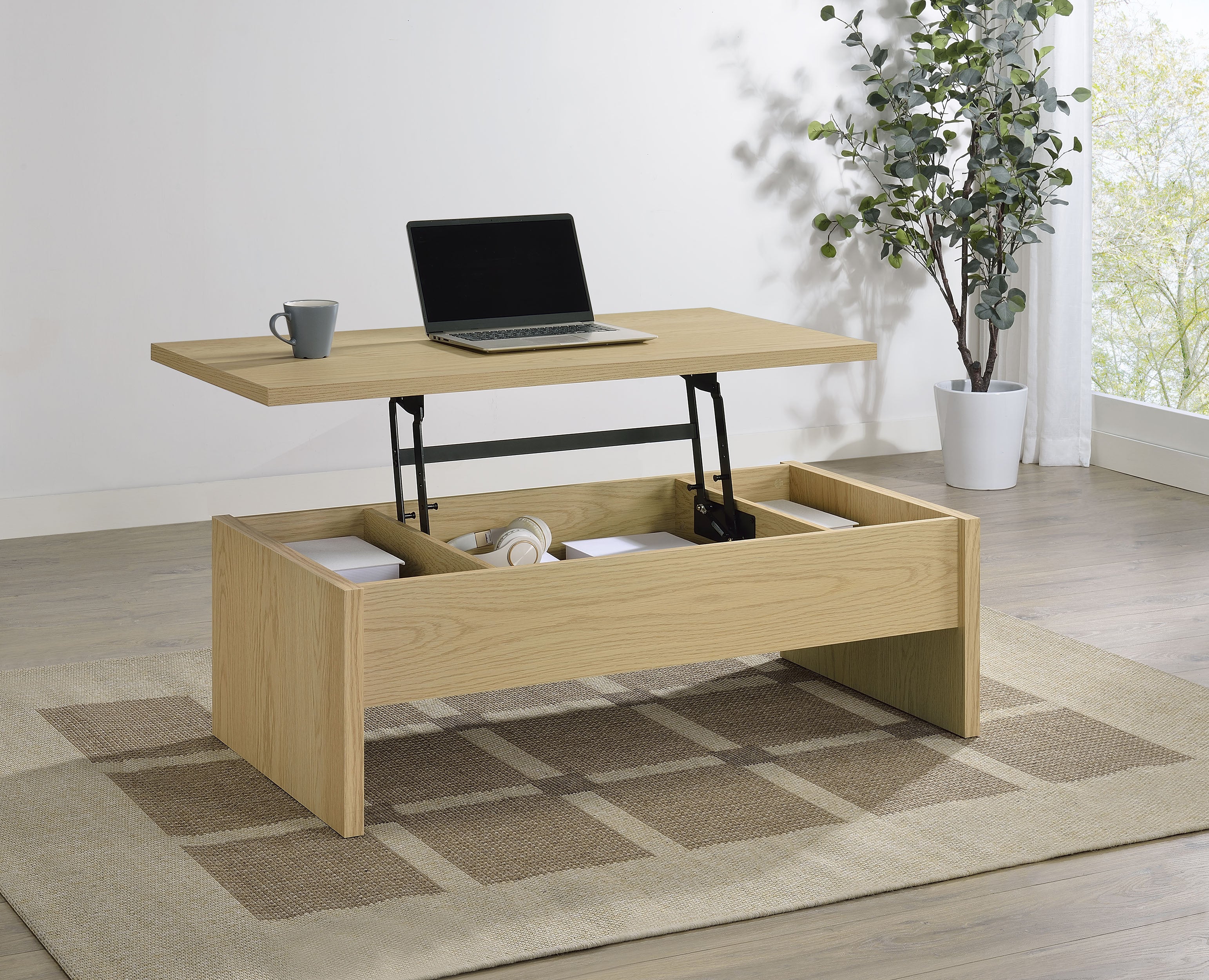 Mesa de centro elevable Canoga