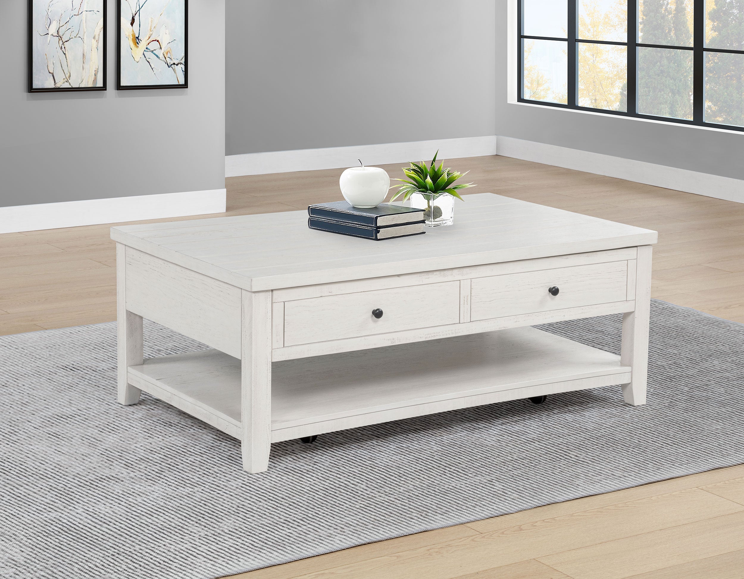 Mesa de centro Payne con tapa elevable