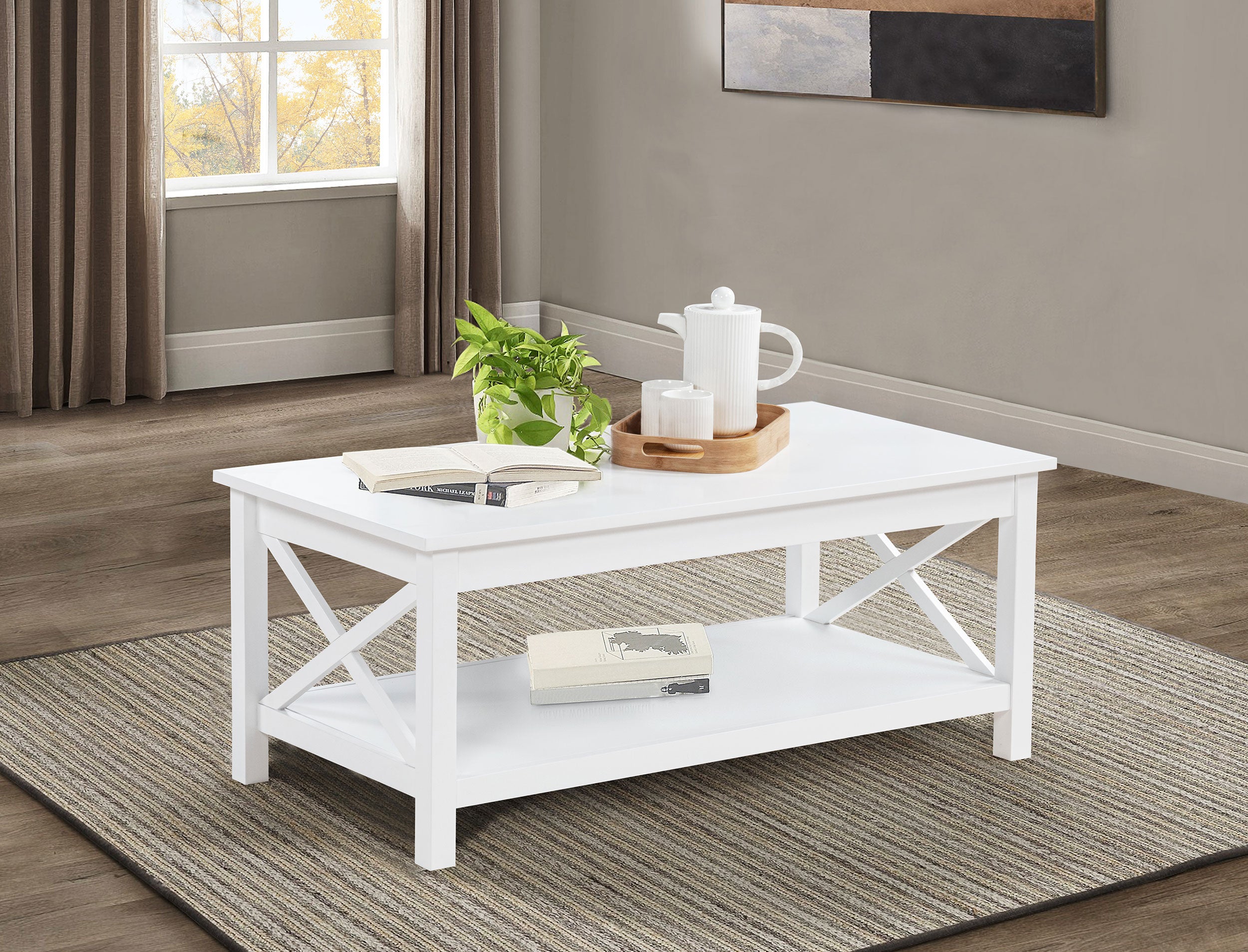 Mesa de centro Skyview con tapa elevable