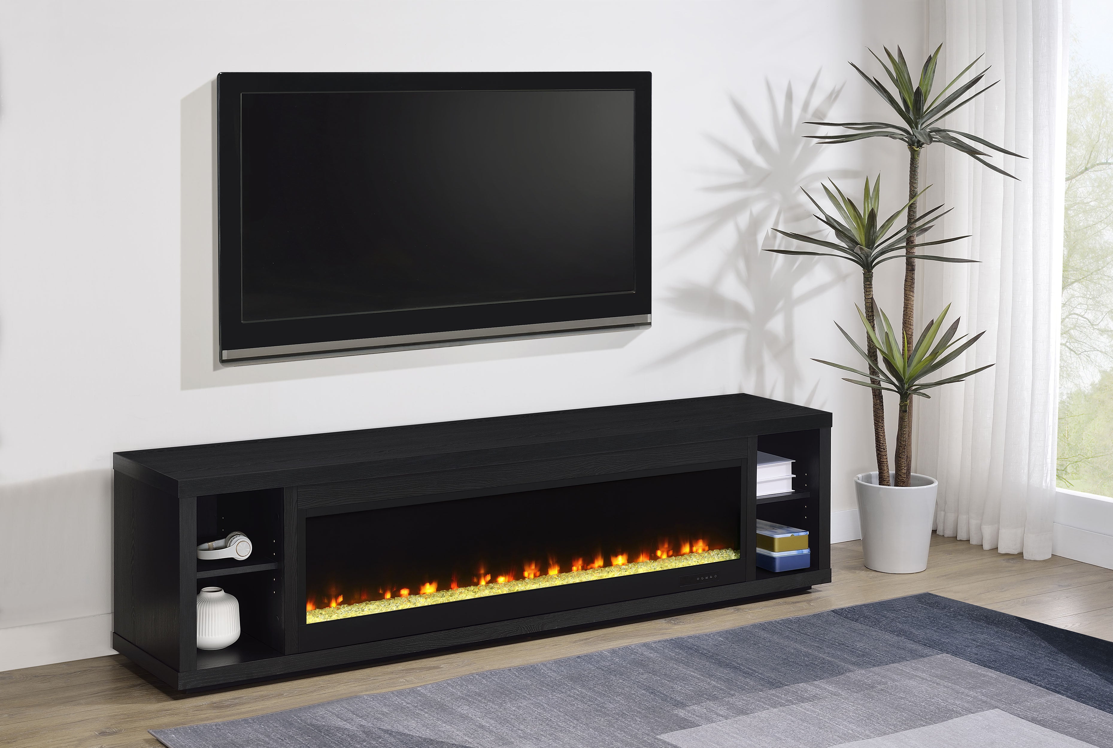 Mueble de TV con Chimenea Deiter