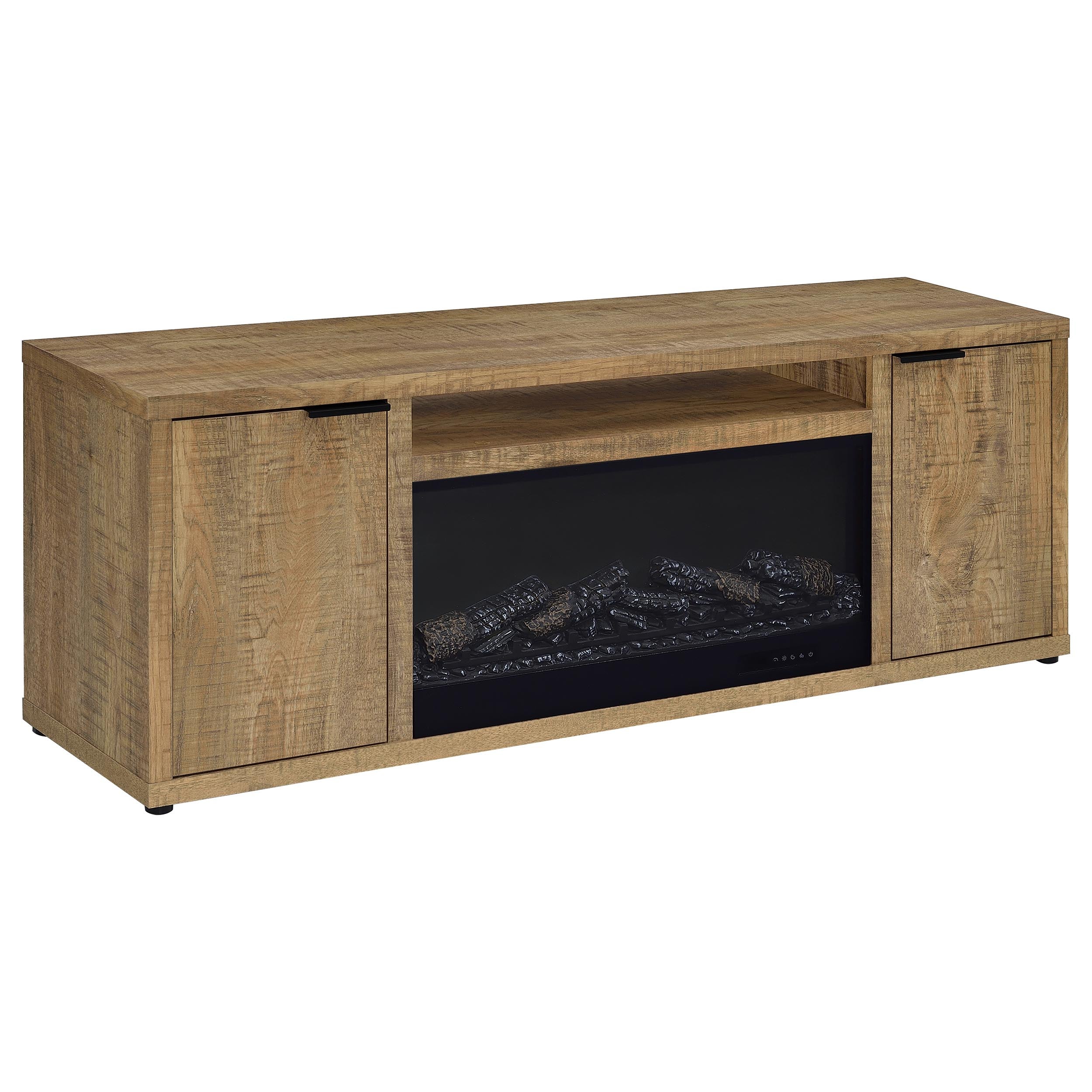 Mueble de TV con chimenea Fuller