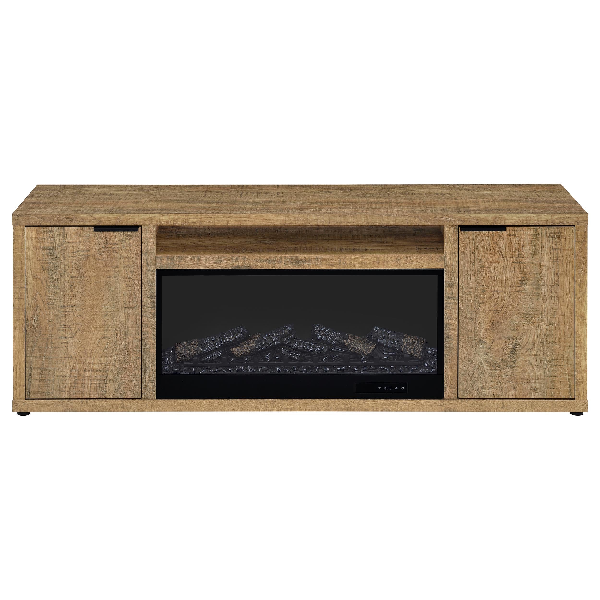Mueble de TV con chimenea Fuller