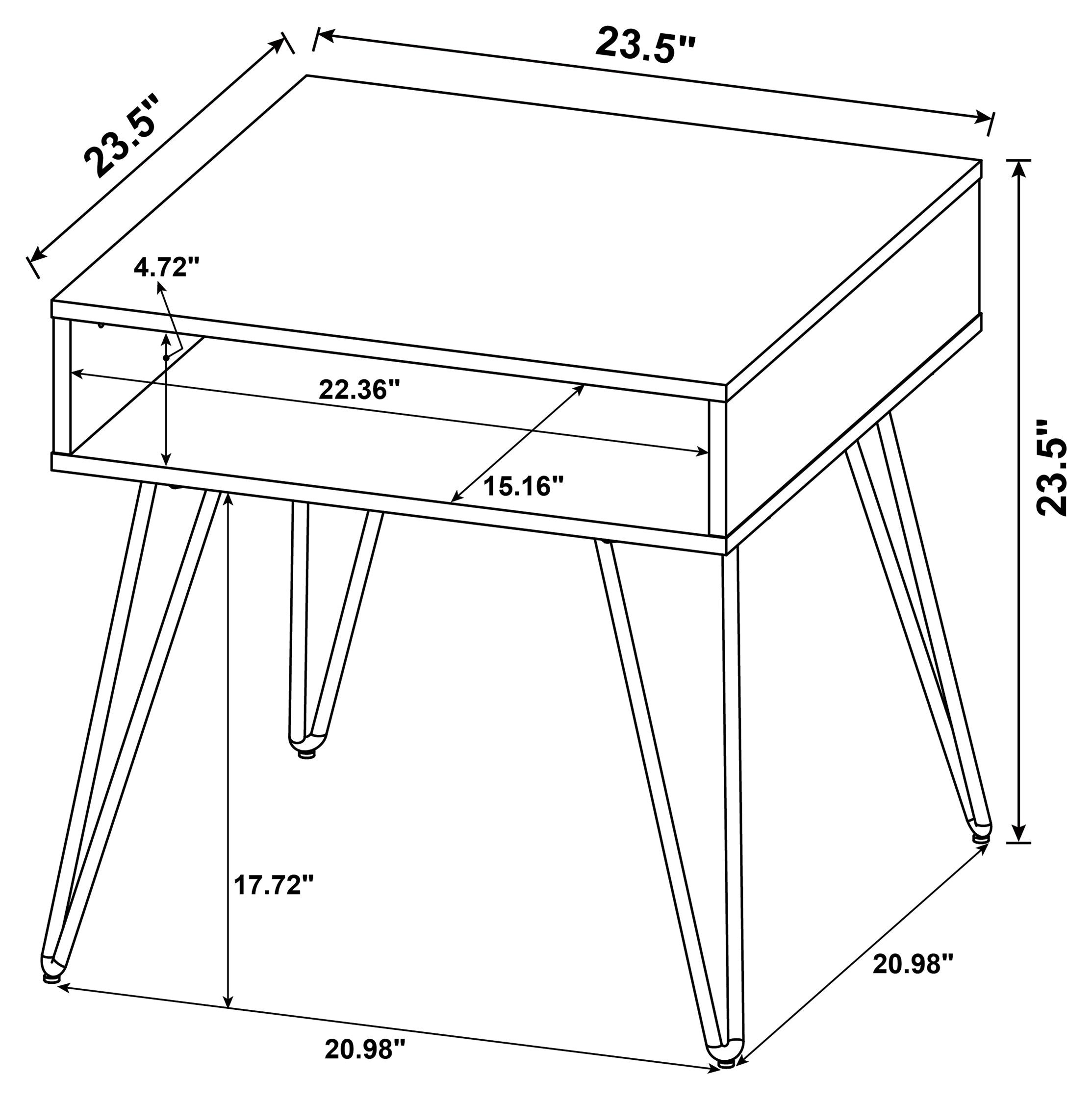 Mesa auxiliar Fanning