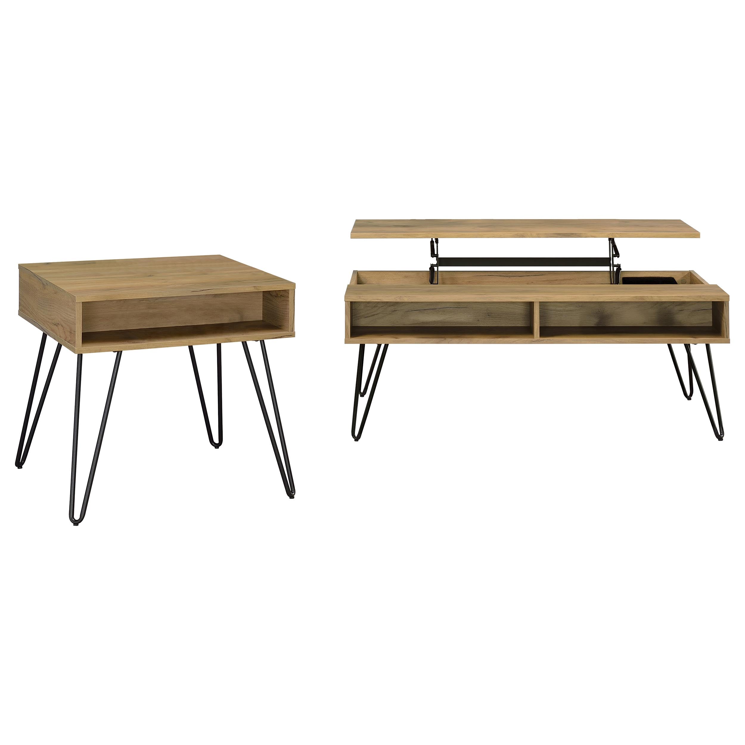 Juego de mesa de centro elevable Fanning