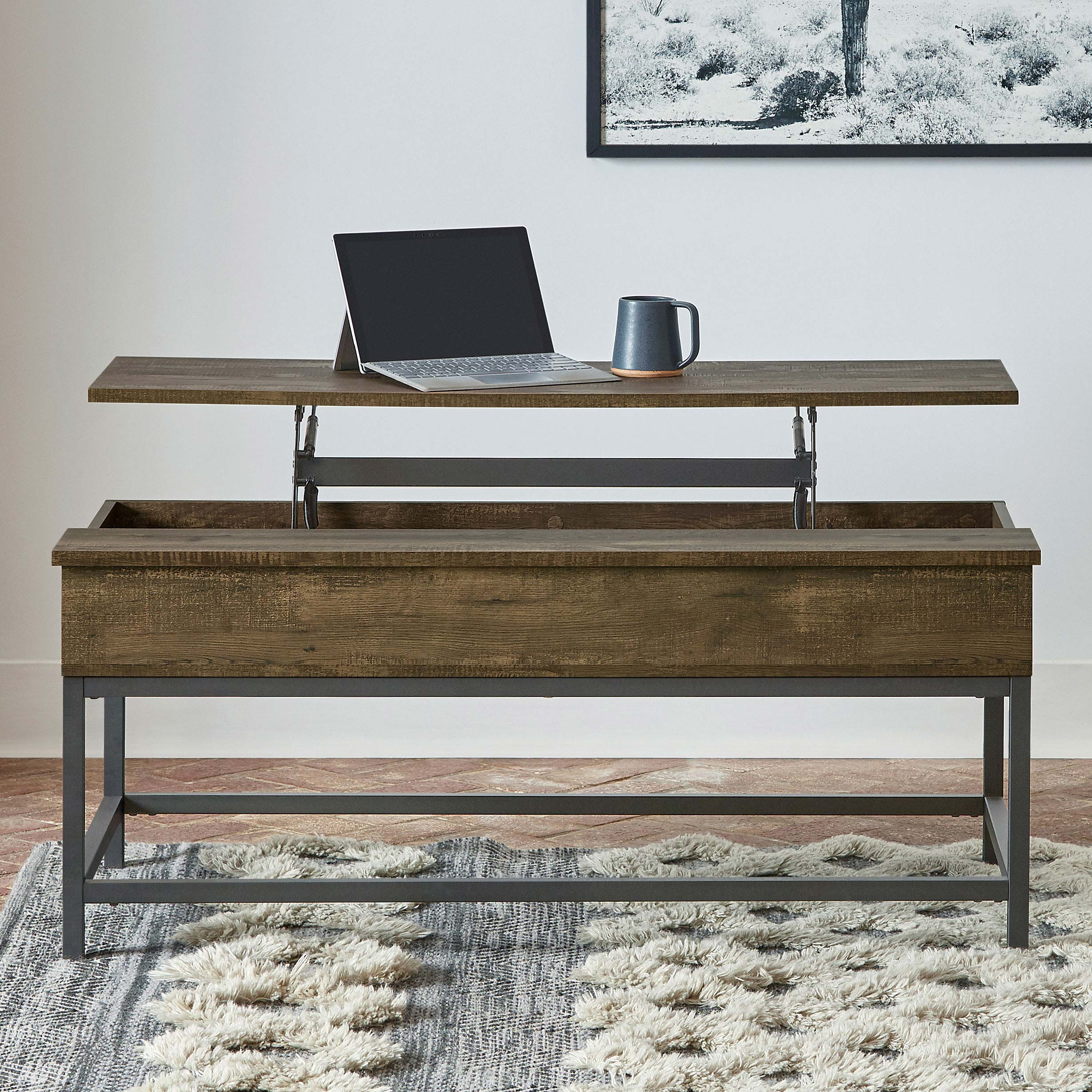 Mesa de centro elevable Byers