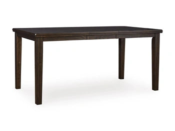 Mesa de comedor extensible a la altura de la encimera Haddigan