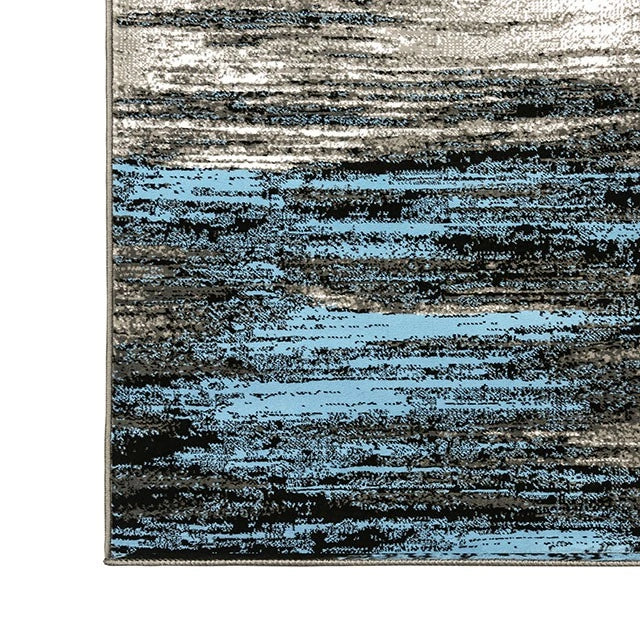 Alfombra Sivas gris/azul de 8' x 10'