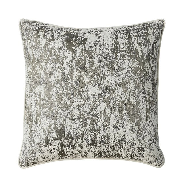 Cojín Snow Silver de 20" X 20", Plateado (2/CTN)