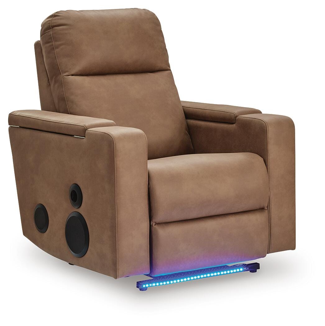 Sillón reclinable deslizante Lorrenton con sistema de audio