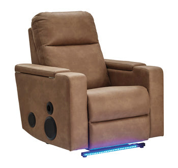 Sillón reclinable deslizante Lorrenton con sistema de audio