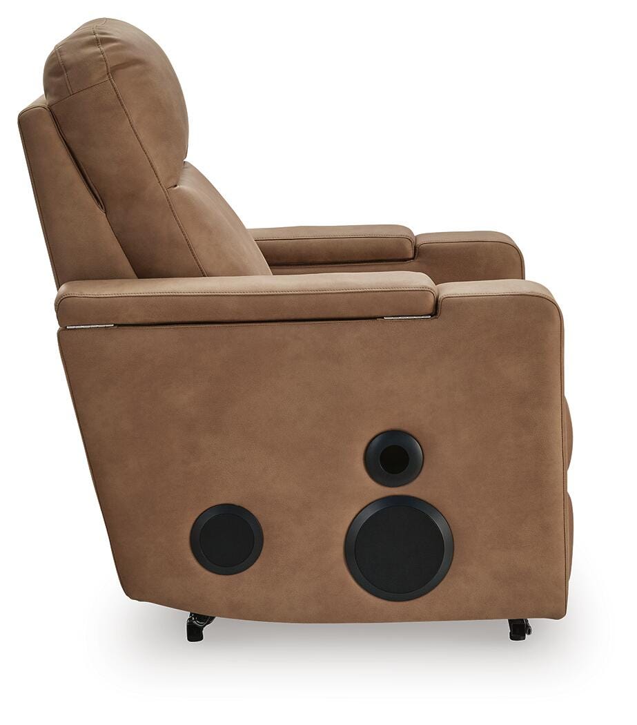 Sillón reclinable deslizante Lorrenton con sistema de audio