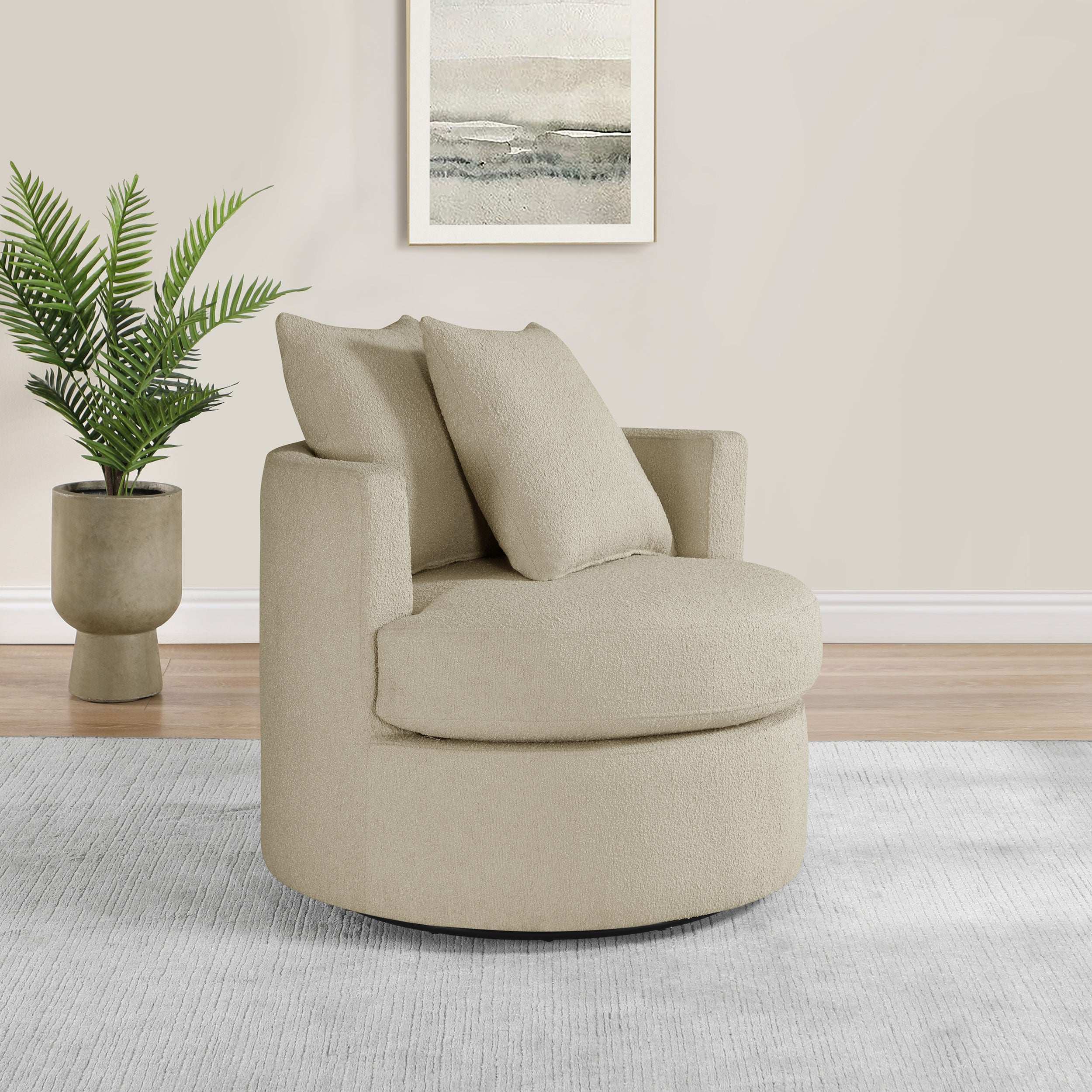 Sillón decorativo Debbie Swivel