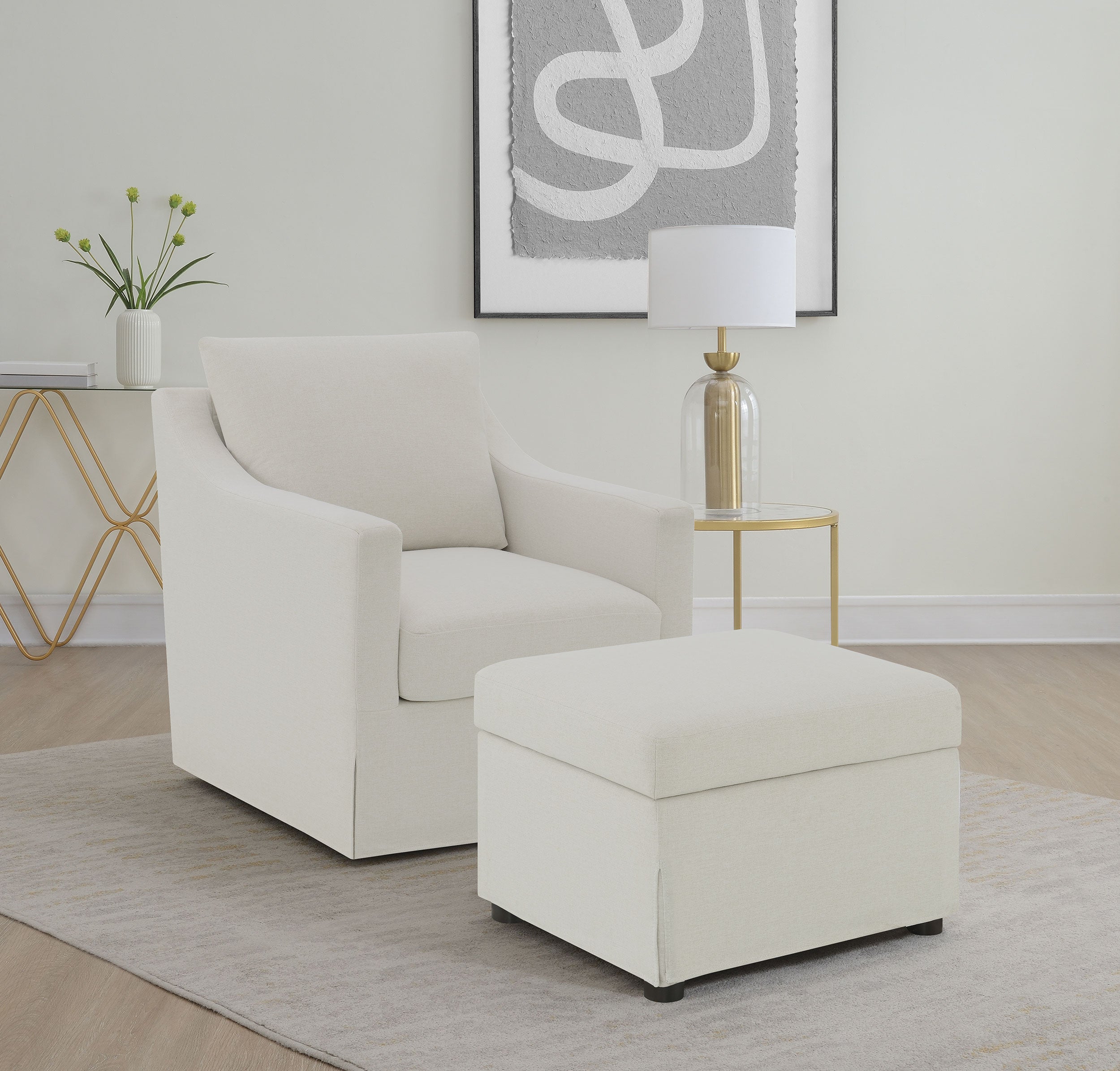 Winter Storage Ottoman
