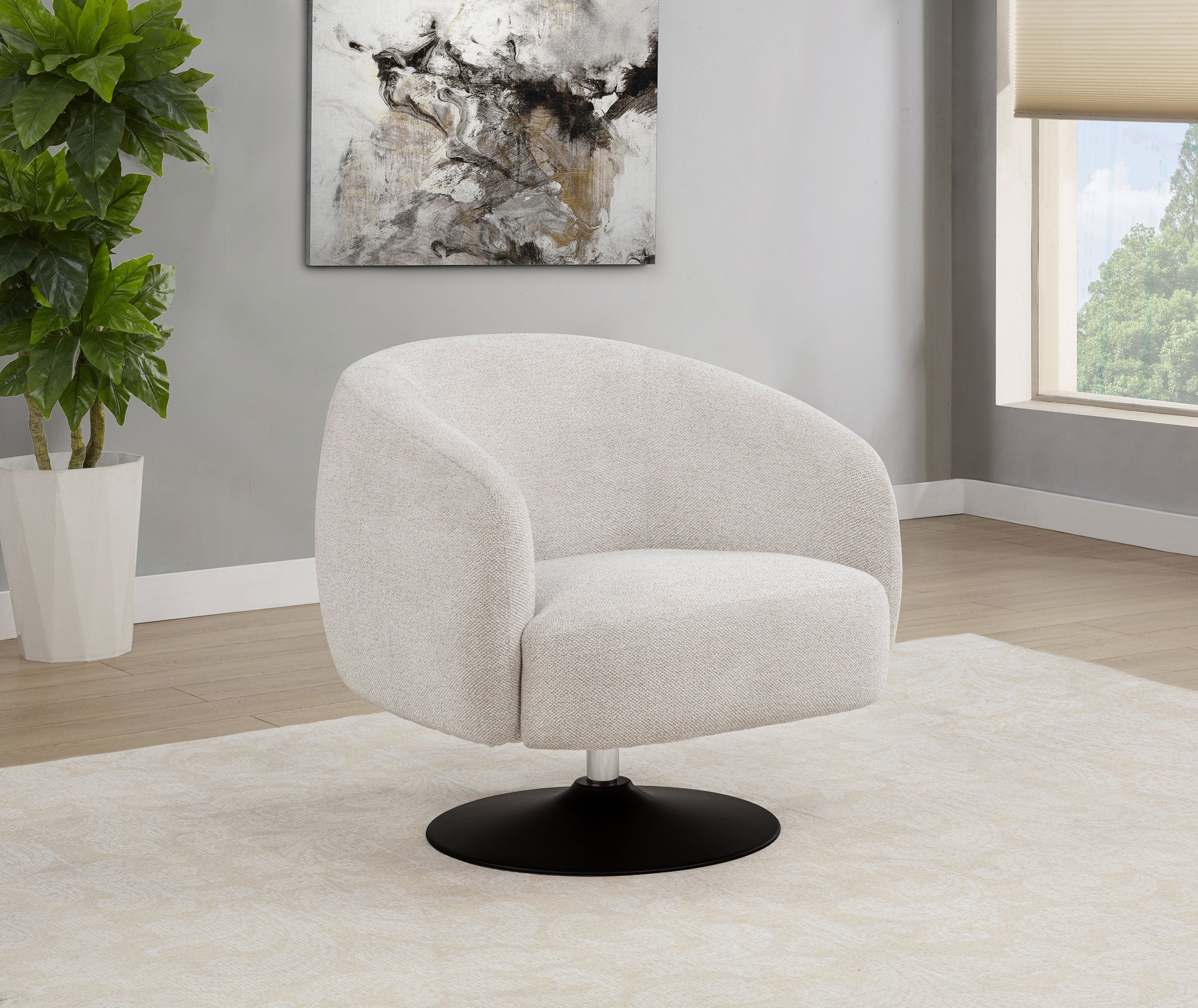 Sillón acentuado Dave Swivel