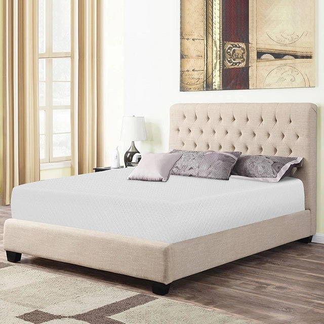Colchón de espuma viscoelástica Artemisia de 8 pulgadas, blanco