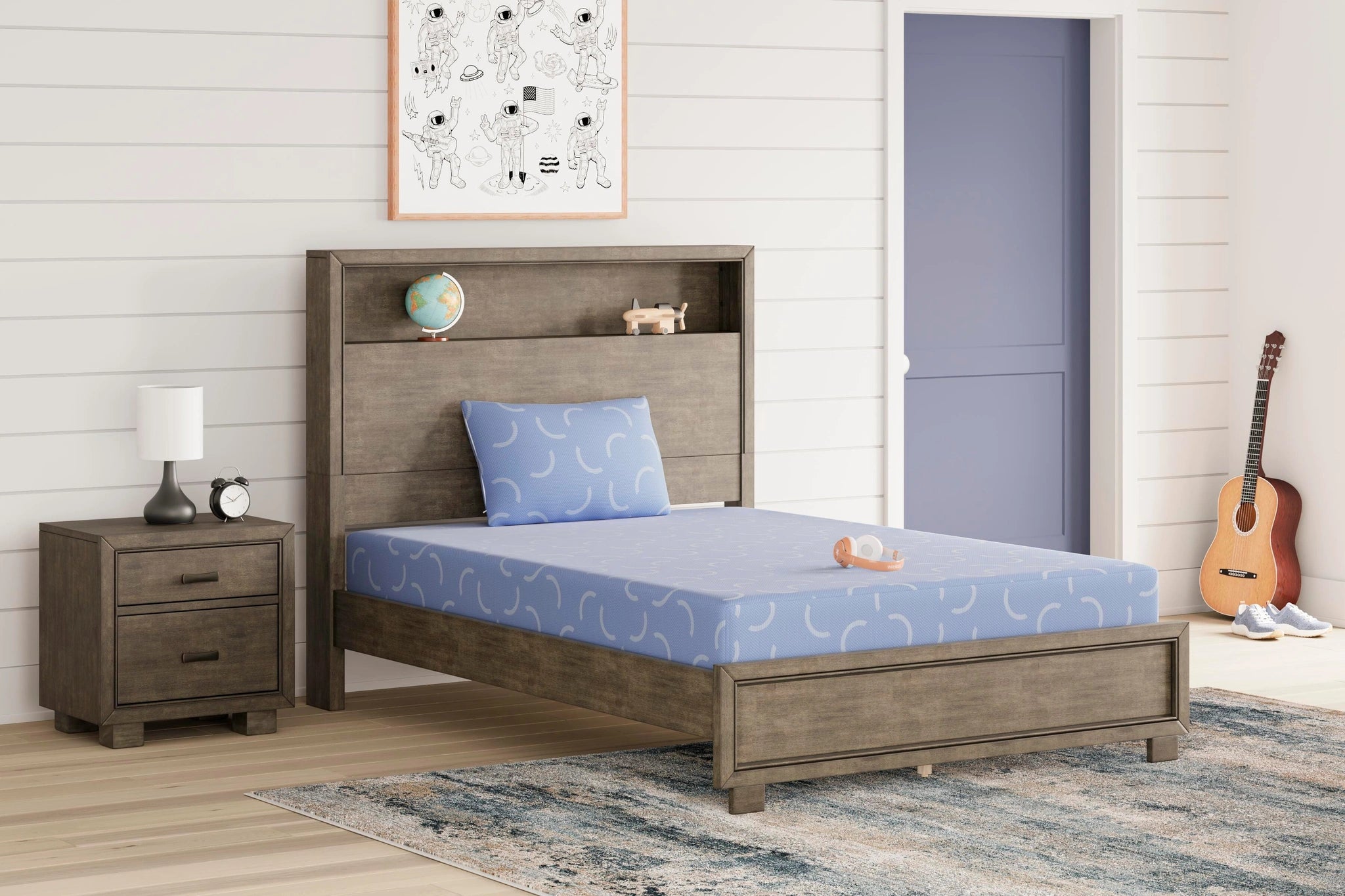 Colchón y almohada iKidz Ocean