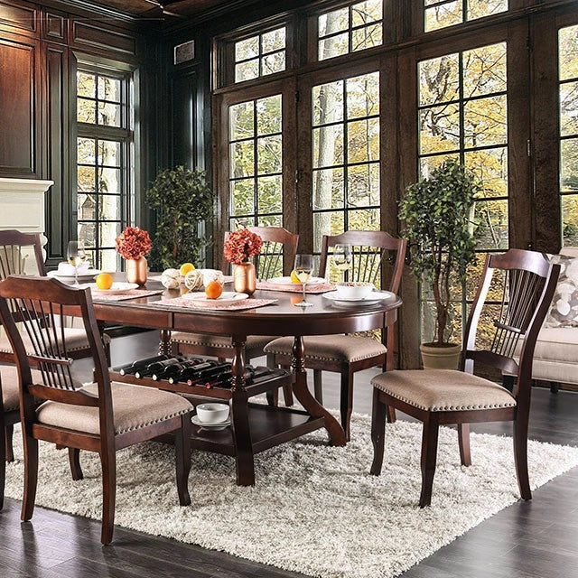 Mesa de comedor Jordyn Brown Cherry