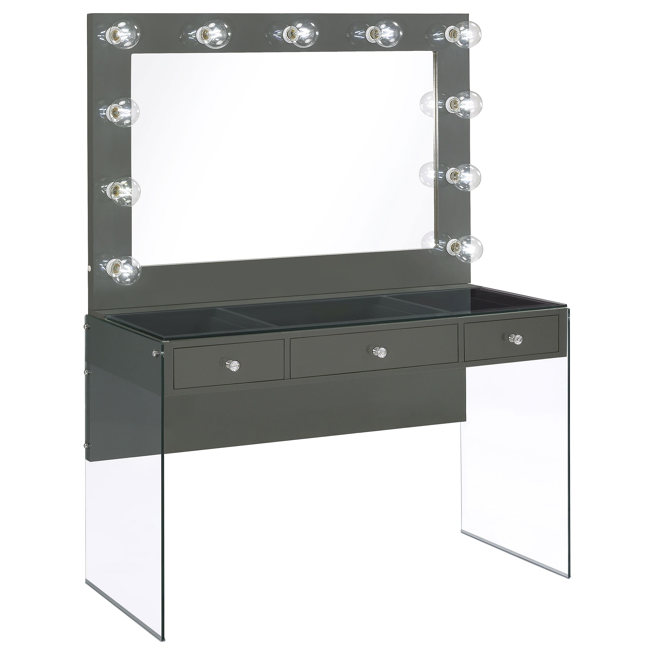 Tocador de Maquillaje Afshan con Espejo LED