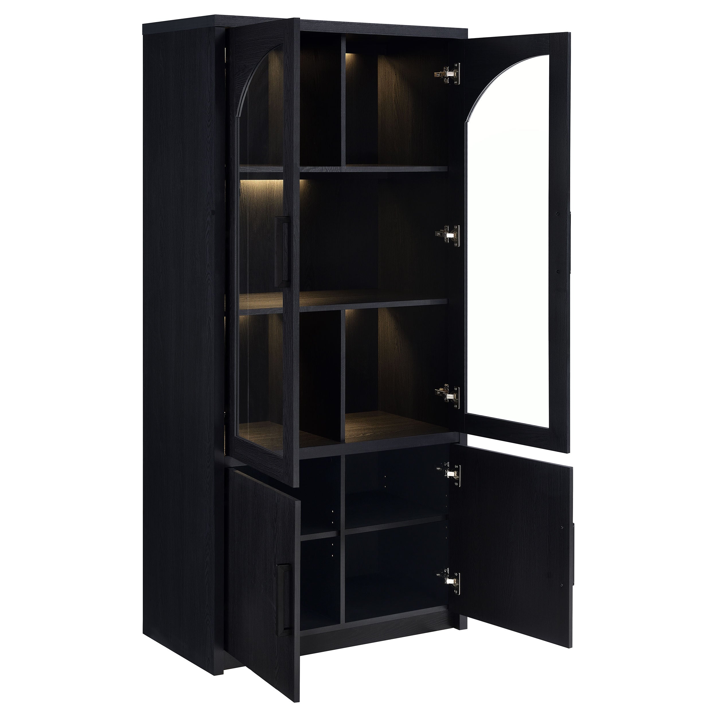 Riva Tall Display Cabinet with LED Lighting