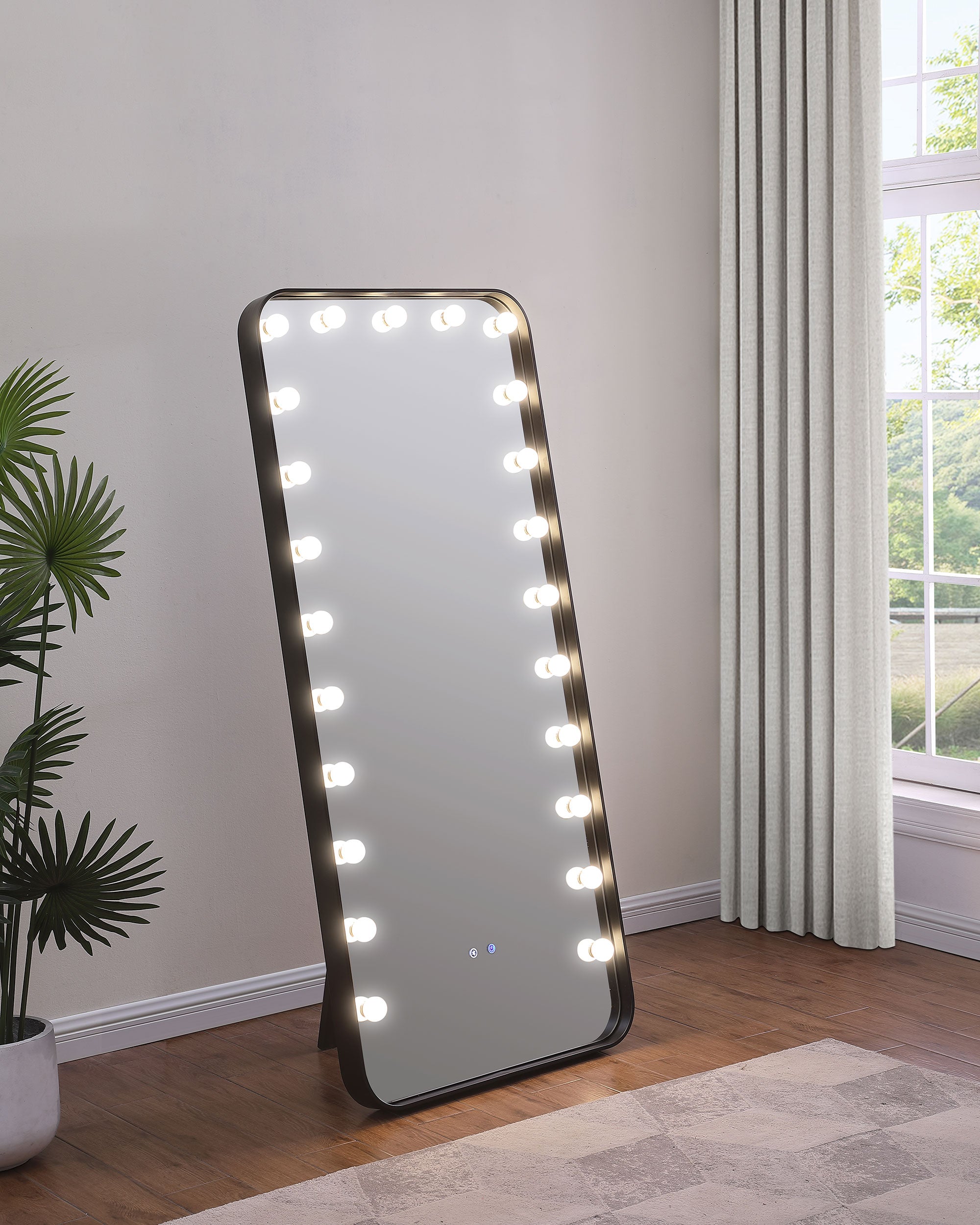 Espejo de pie Canton con iluminación LED y altavoz Bluetooth