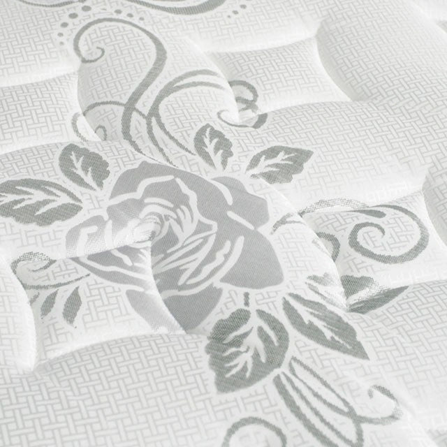 Colchón ELBERTYNA White de 8" de parte superior ajustada, tamaño matrimonial