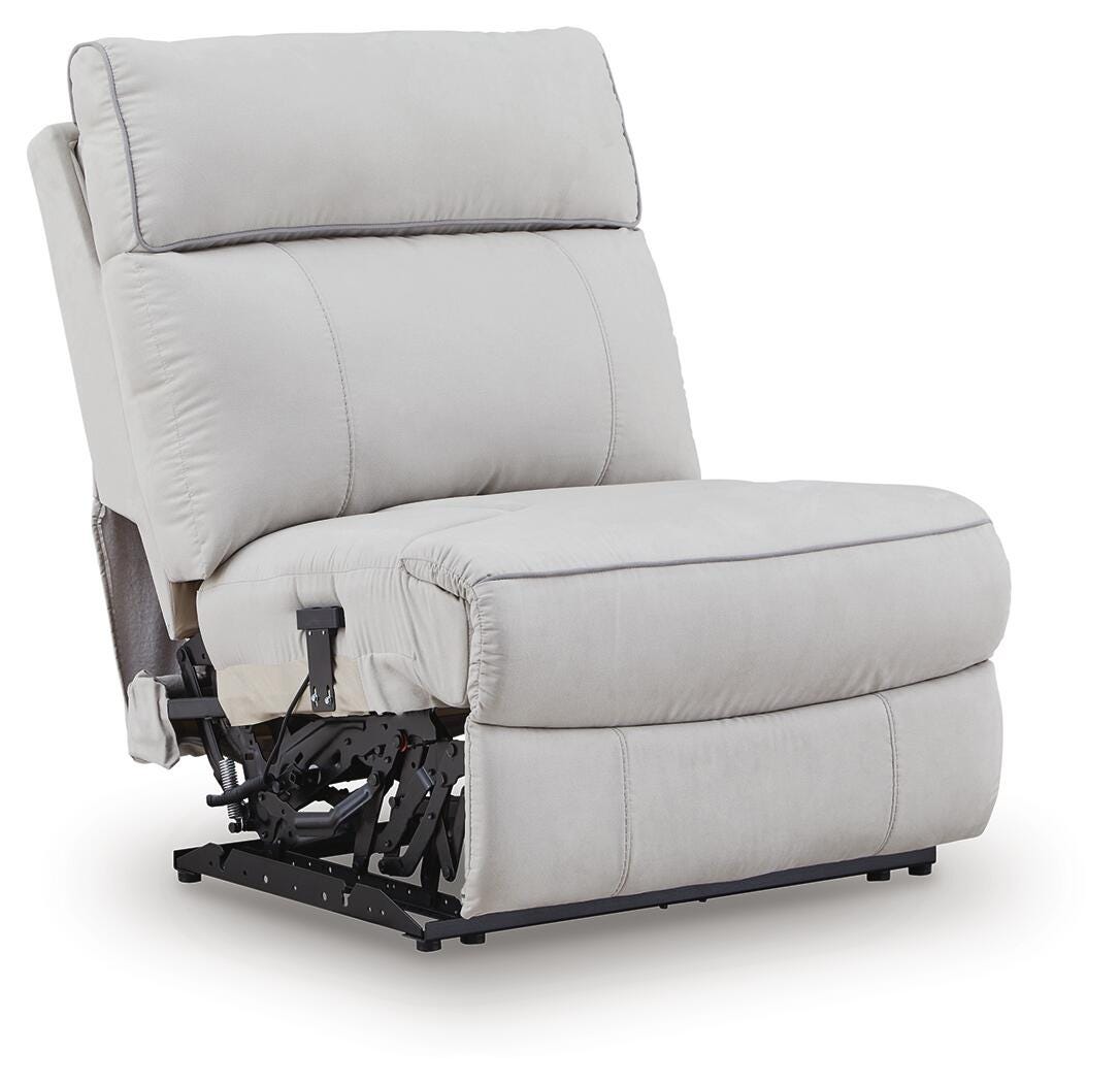 Seccional Reclinable Social Pointe con Consolas de Almacenamiento