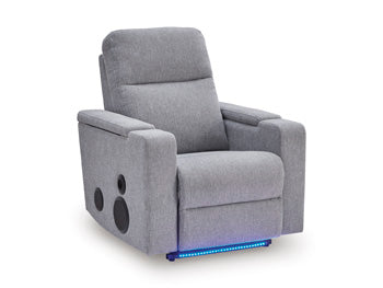 Sillón reclinable Pineland Power Glider con sistema de audio