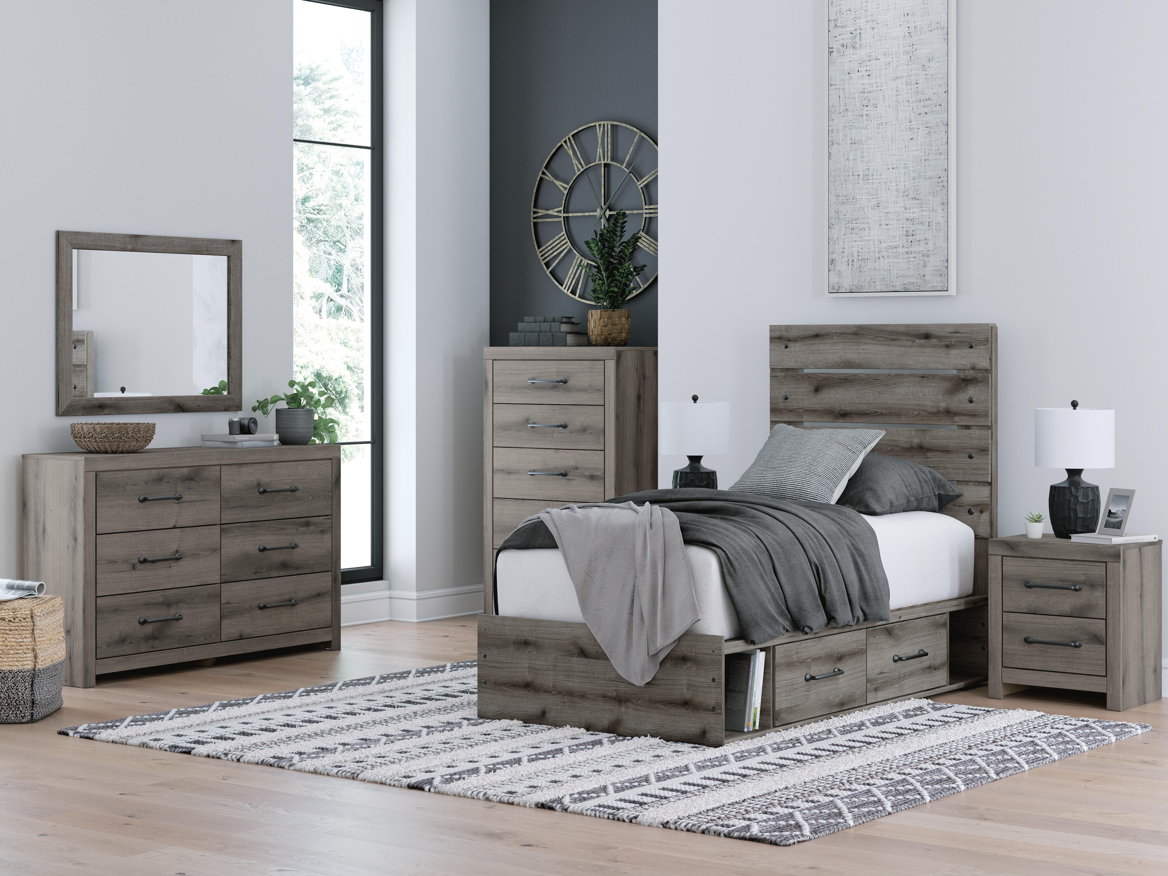 Cama Graystorm con almacenamiento