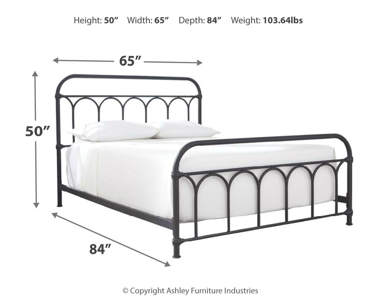 Juego de dormitorio de matrimonio Nashburg