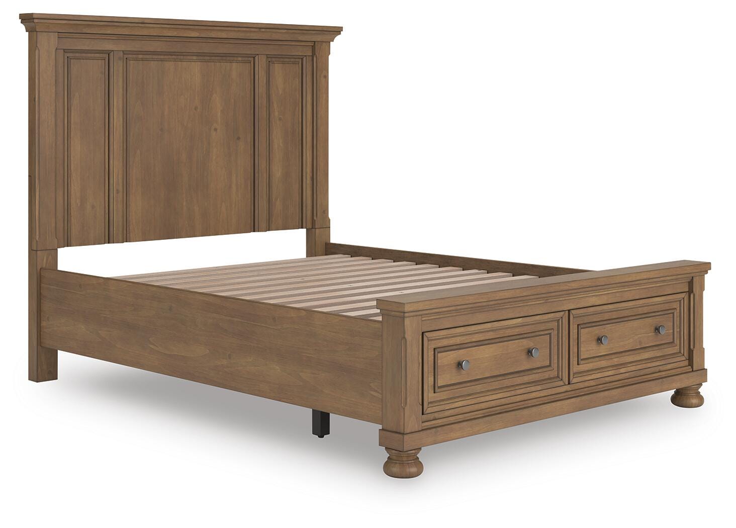 Cama con almacenamiento Feddinger Panel