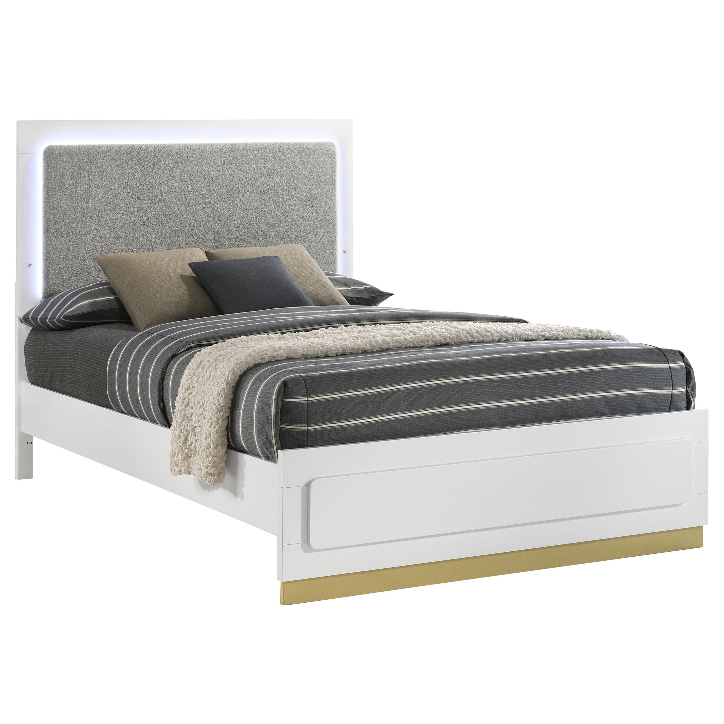 Caraway Panel Bed with LED Lighting