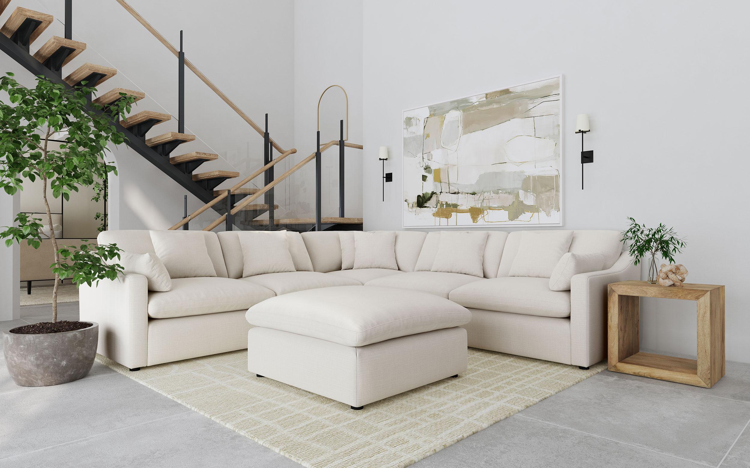 Sofá Seccional Modular Hobson