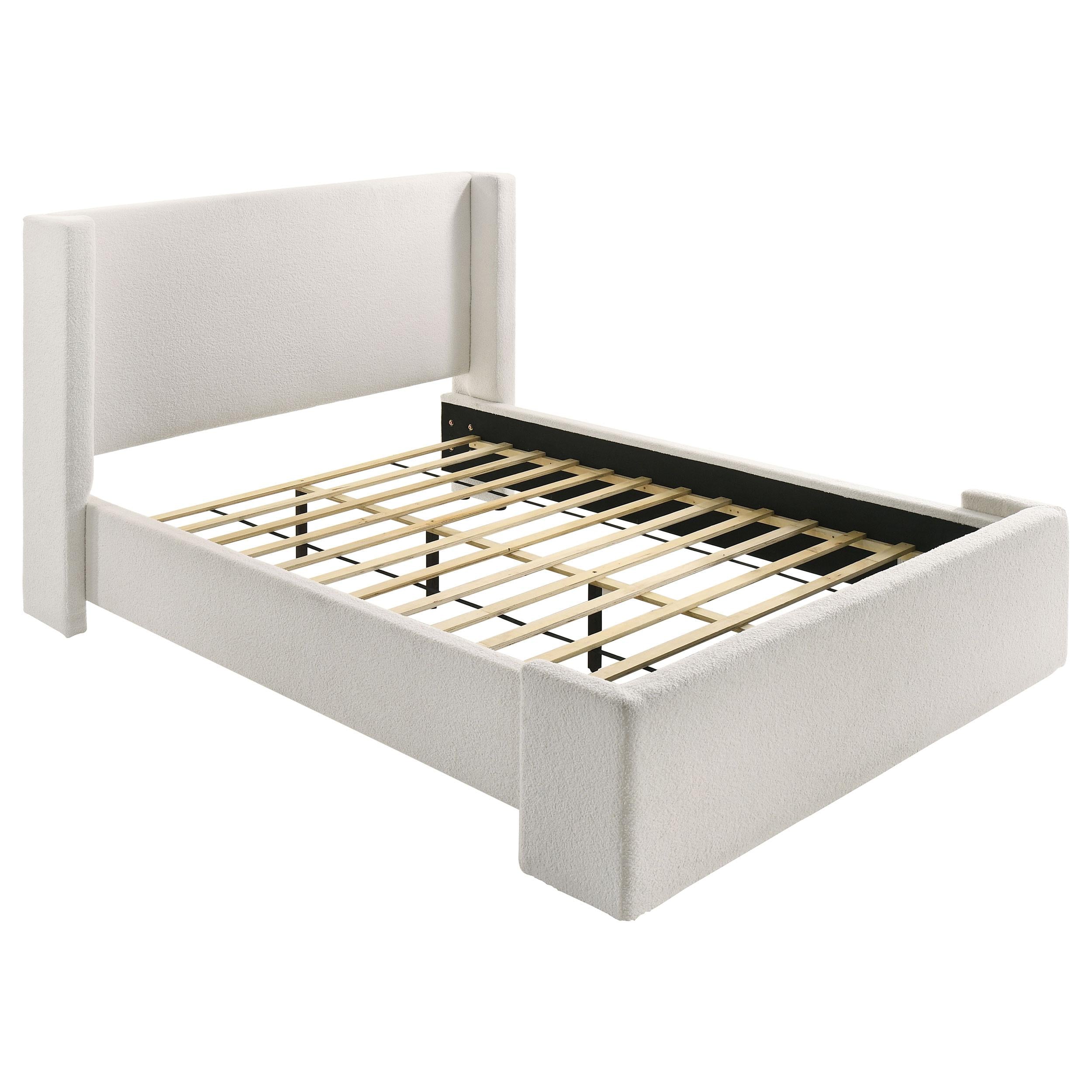 Cama plataforma Alamosa con respaldo de orejas