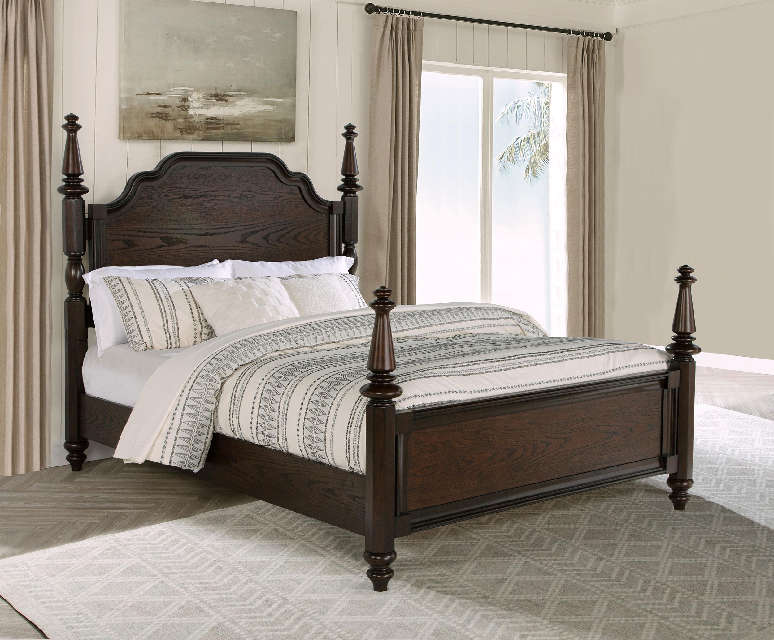 Cama con paneles Andover con cuatro postes