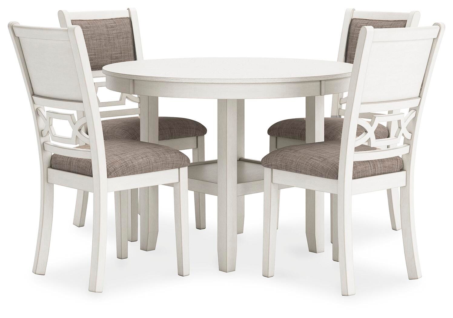 Mesa de comedor Erinberg y 4 sillas (Juego de 5)