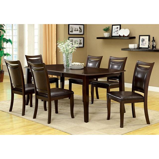 Silla auxiliar Woodside de cerezo oscuro/espresso (2/CAJA)