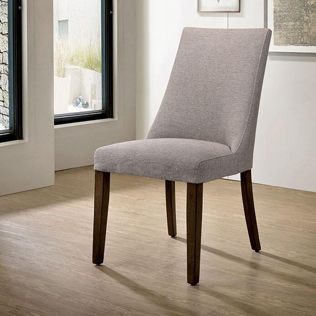 Silla auxiliar tapizada Woodworth Walnut (2/CAJA)